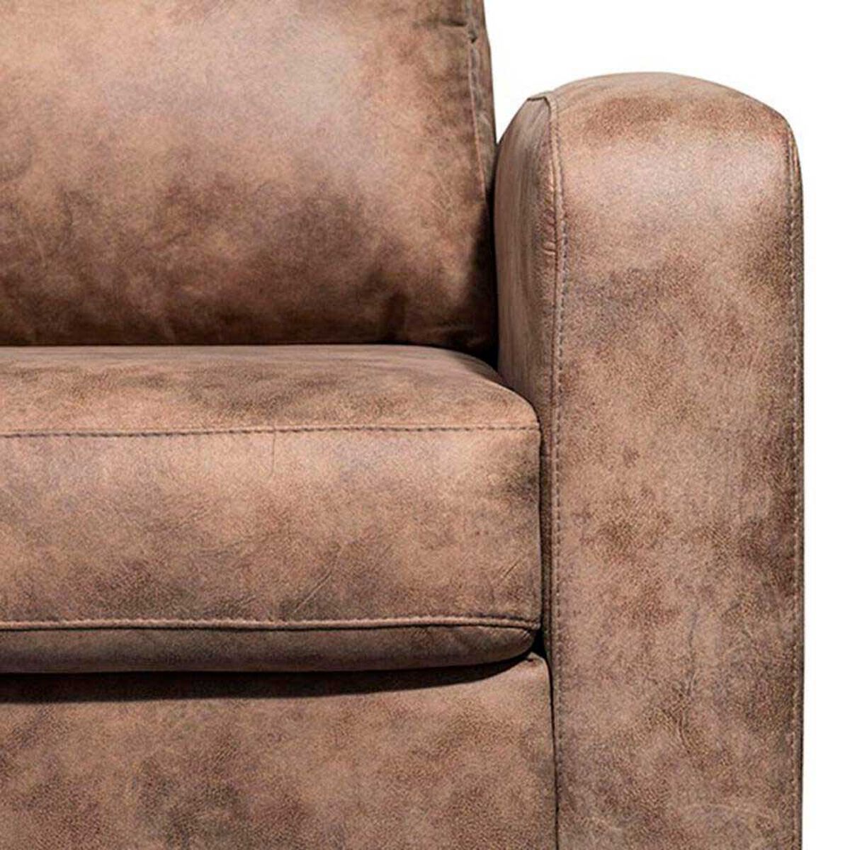 Sof&aacute; Cama Tela Rosen Enzo 3 Cuerpos Moca