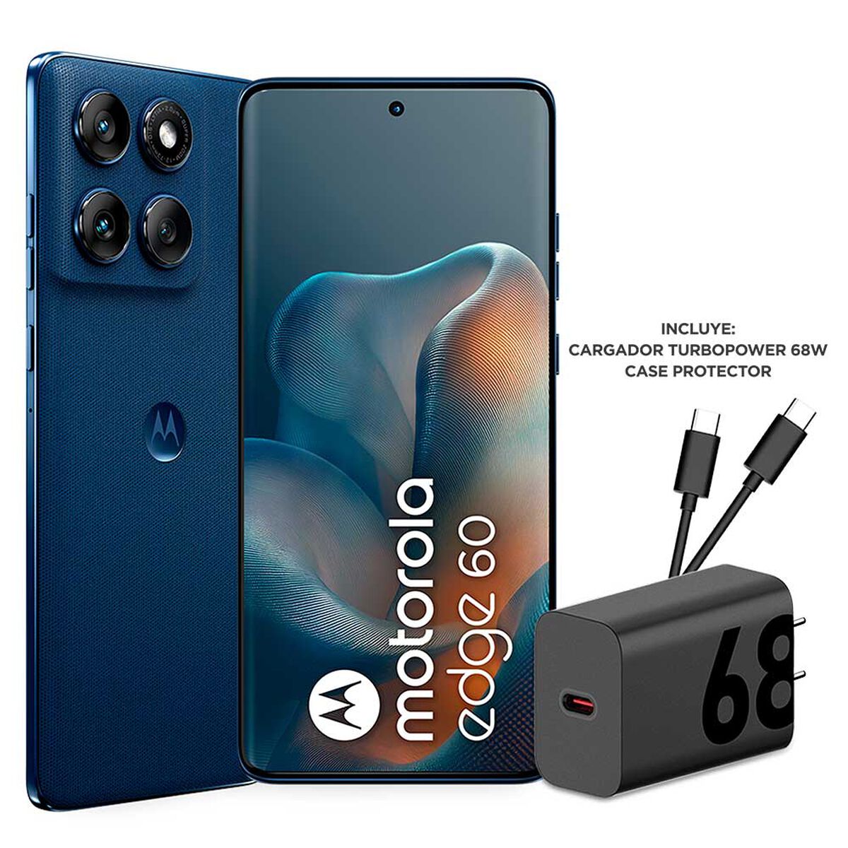 Celular Motorola Edge 60 256GB 6,67" Azul Liberado