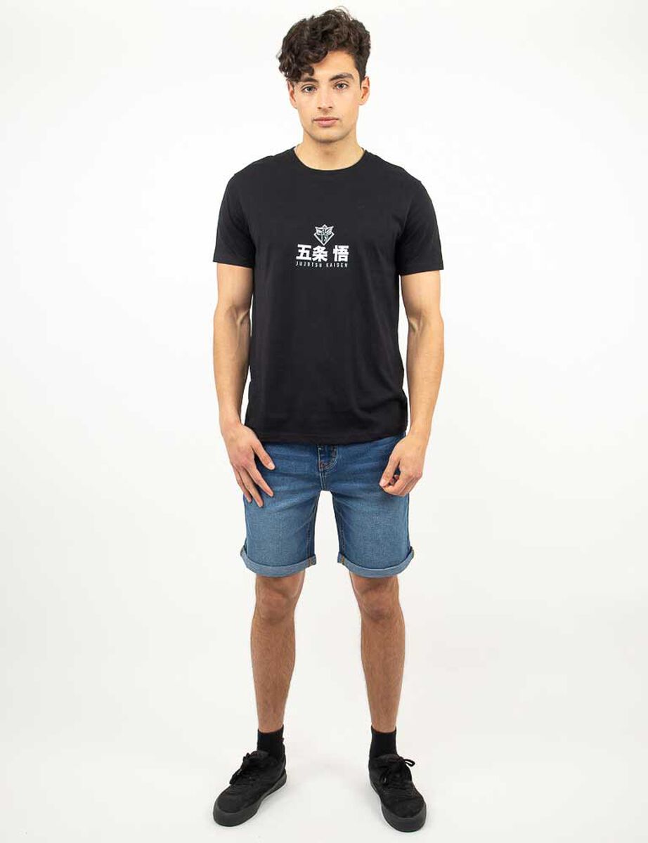 Polera Con Estampado Manga Corta Hombre Icono