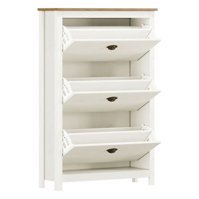 Imagen 2 del producto Zapatero Roca Posadas 3 Puertas Blanco