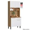 Mueble de Cocina Roca Avela Miel Blanco 1 Cajón 4 Puertas