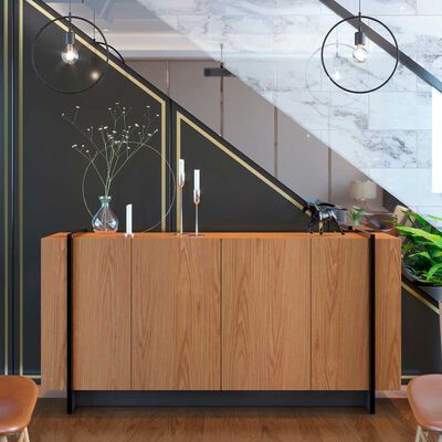 Imagen 2 del producto Buffet Onessta Copacabana 4 Puertas Café y Negro