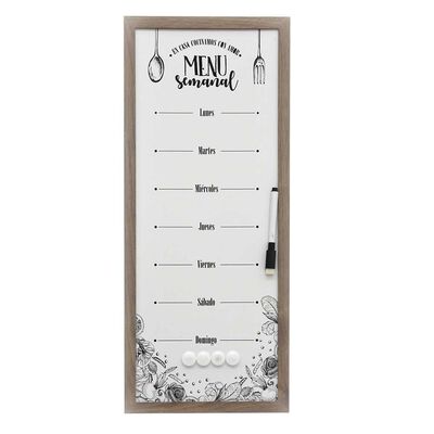 Pizarra Plástico Vgo Kitchen 20 x 50 cm Marrón