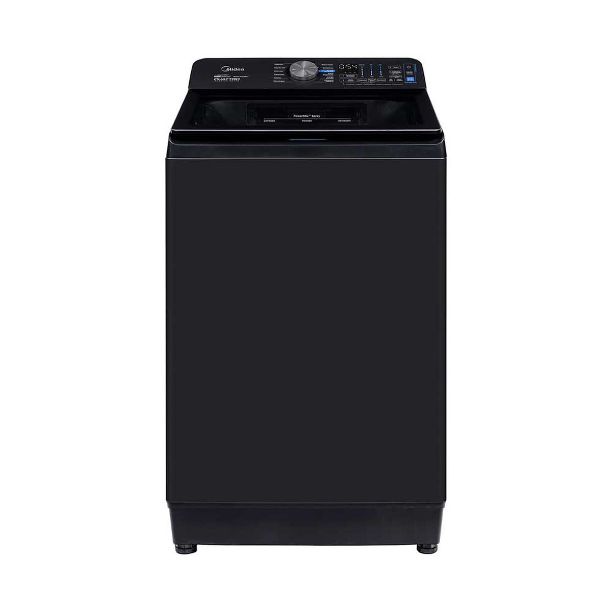 Lavadora Midea MA516W180/T-CL 18 kg Negra