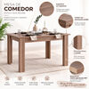 Mesa de Comedor Tuhome Portofino Avellana