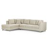 Sofá Seccional Izquierdo Rosen Carter 3-1 Cuerpos Beige