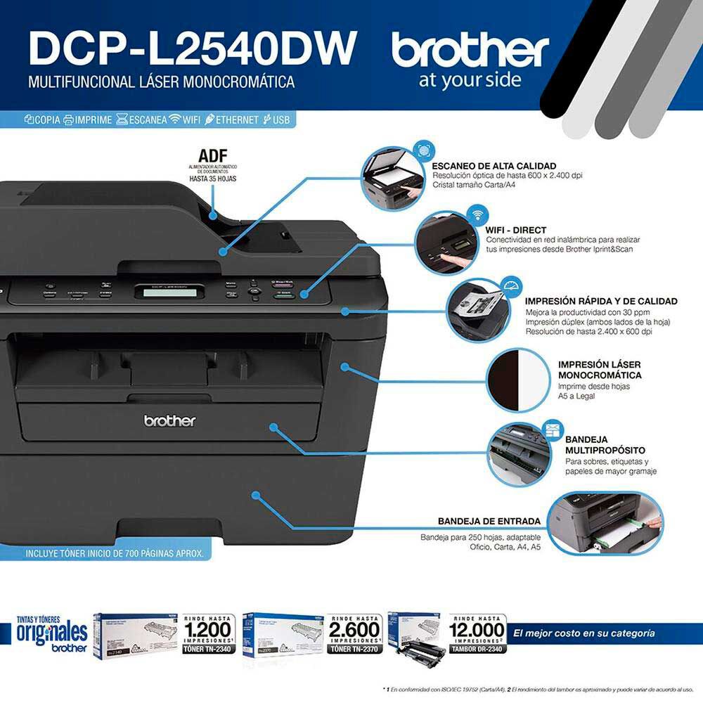 Brother DCP-L2540DW, foto 4