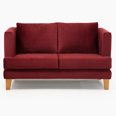 Imagen 2 del producto Juego de Living Barra Design Larisa Sofá 2 Cuerpos + Dos Sillones 1 Cuerpo Rojo