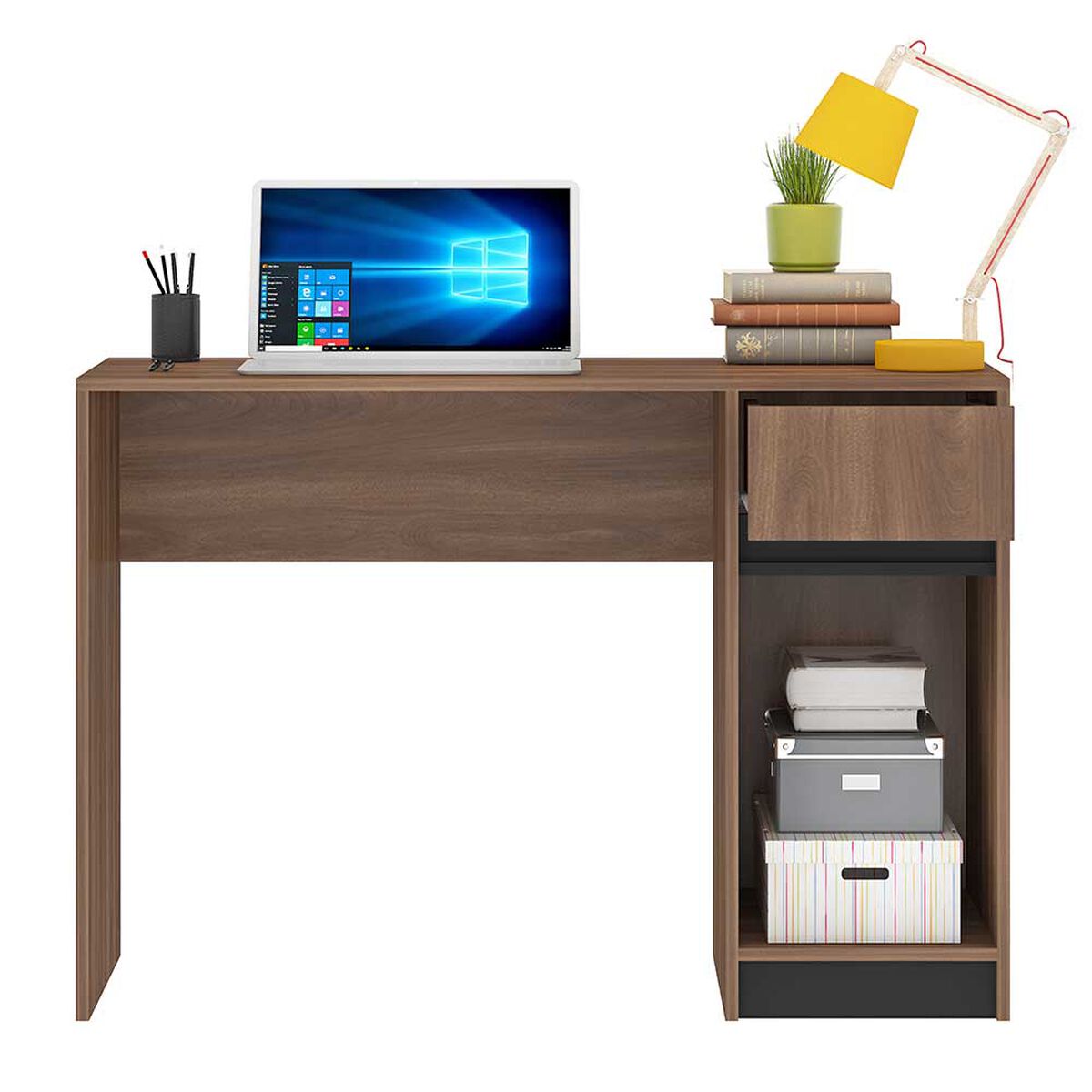 Escritorio de Oficina Favatex Barret Caf&eacute;