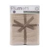 Set 2 Toallas de Baño Plumetti Colorix 68 x 137 cm Taupe