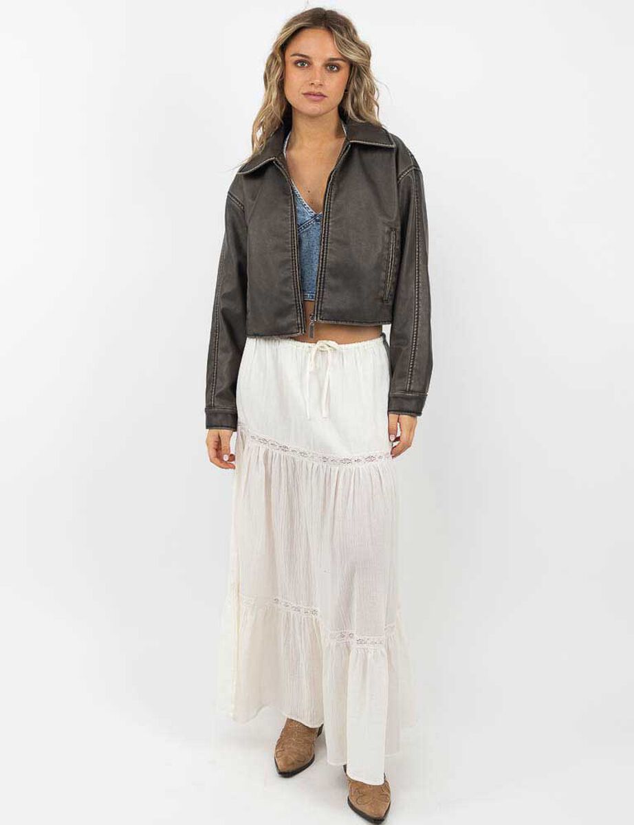 Chaqueta Ecocuero Mujer Icono