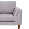 Sofá Latam Home Milan 3 Cuerpos Gris Claro