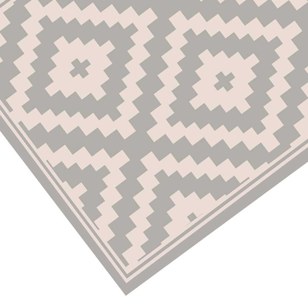 Alfombra Davanti Rombos Ceniza 140 x220 Rombos Ceniza
