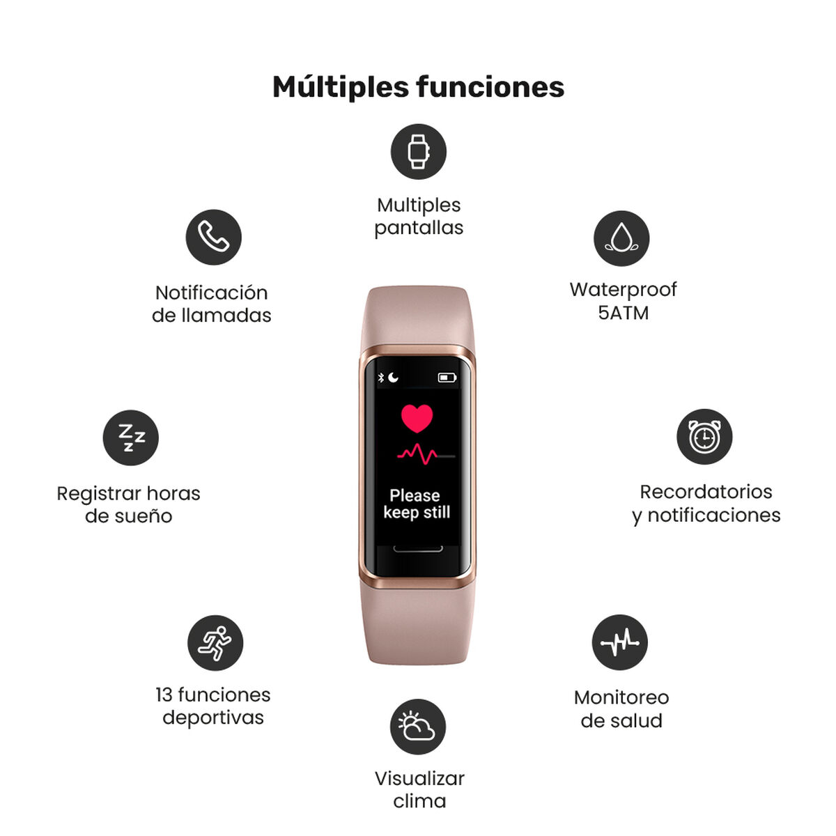 Smartwatch Lhotse Urban GT 1,69" Rosado