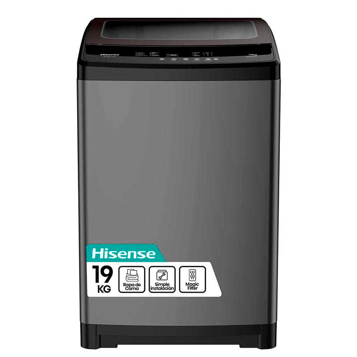 Combo Lavadora Hisense WT3W1923UT 19KG + Calientacama Kioto CY2 2 Plazas