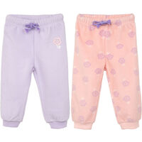 Pack 2 Pantalón Buzo Polar Chess Baby Rosa