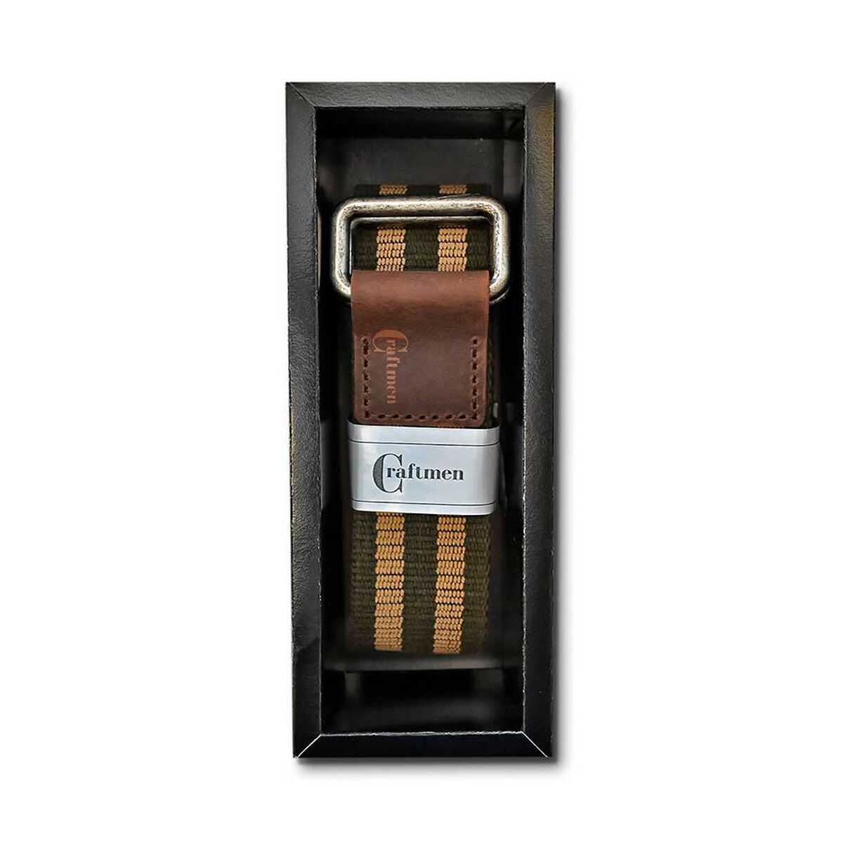 Cinturón de Cuero Reversible Hombre Craftmen