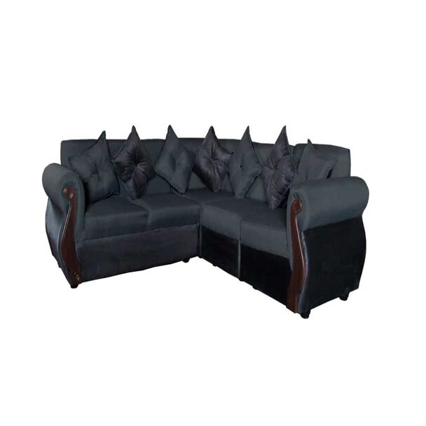 Modular Diseño A&M Home Madison Derecho 5 Cuerpos Negro