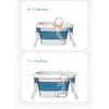 Bañera con Cojin Termómetro y más Accesorios Verde Lubabycas