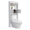 Mueble Optimizador para Ba&ntilde;o TuHome Madrid 2 Puertas Blanco