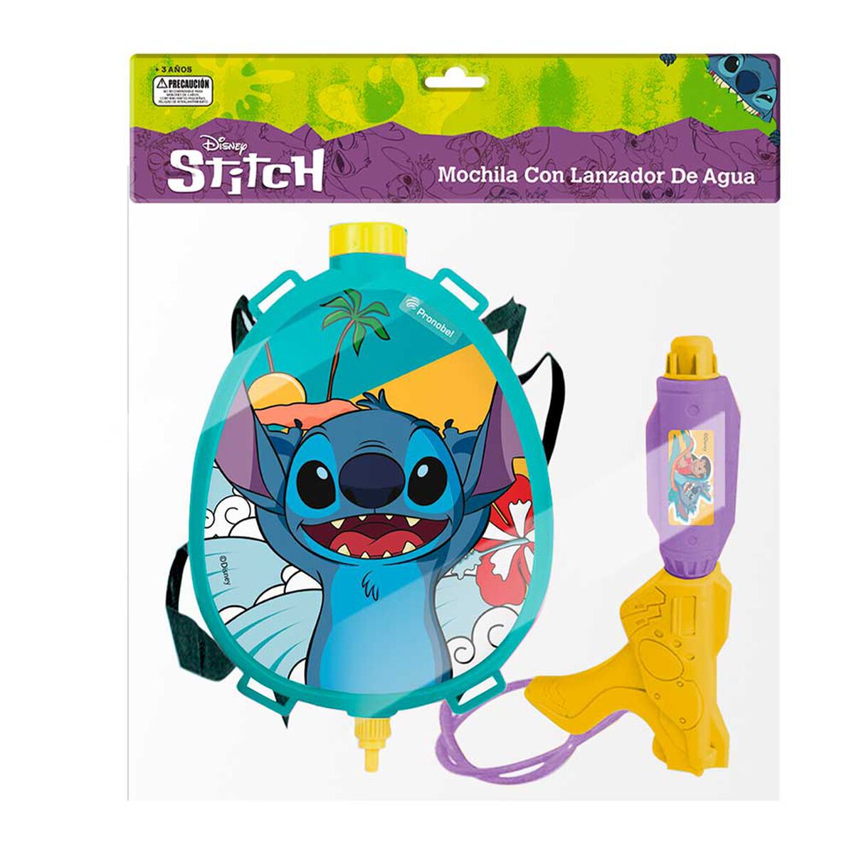 Mochila Con Lanzador De Agua Stitch