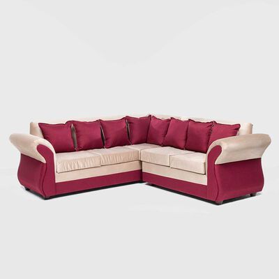 Imagen 2 del producto Sofá Seccional Almore New Irlanda 5 Cuerpos Beige Rojo