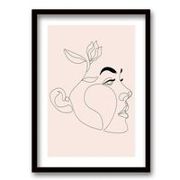 Cuadro Decorativo Retela Nude Face 40 x 30 cm
