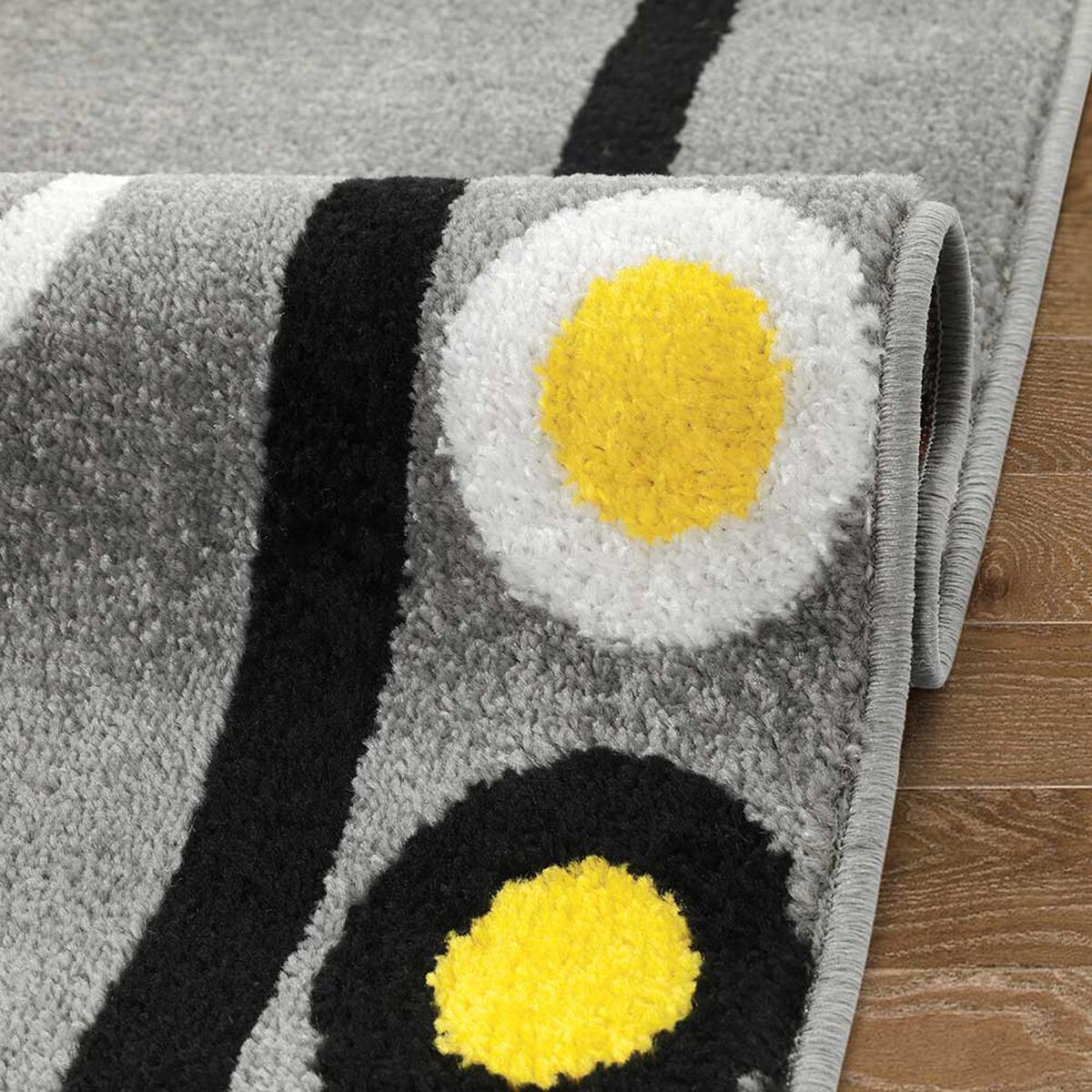 Alfombra de Pasillo Modalfo Florida Amarillo 70 x 230 cm