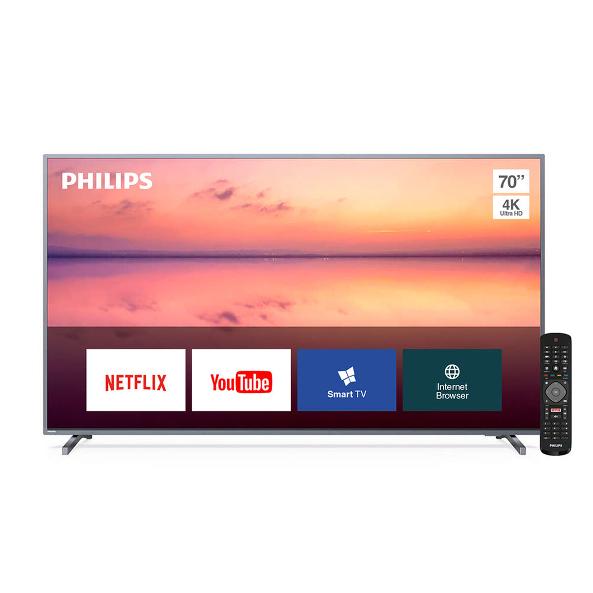 LED 70" Philips PUD6774 Smart TV Ultra HD