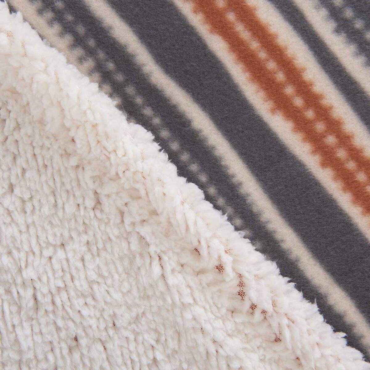 Frazada Polar Sherpa Estampado Mashini 1,5 Plazas Gerbera