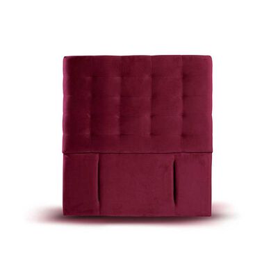 Imagen 1 del producto Respaldo Latam Home 1,5 Plazas Napoles Tela Velvet Burdeo