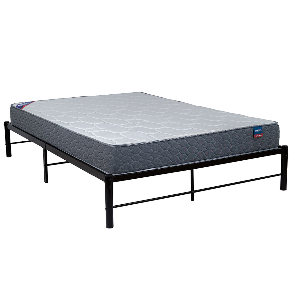 Cama Metálica Celta 2 plazas x 2 mt Danubio