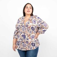 Blusa Manga Larga Mujer Extralindas Crudo, Negro