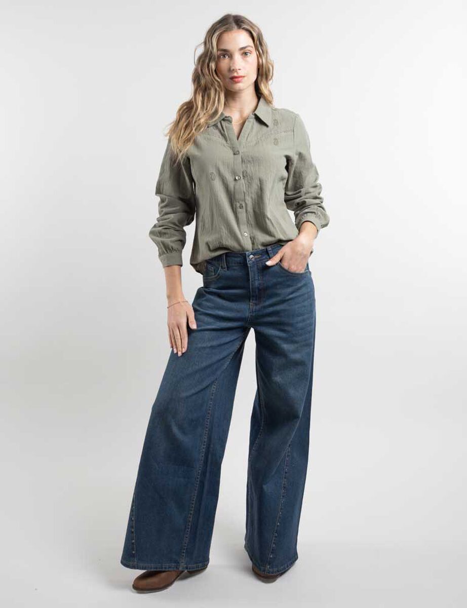 Blusa Algod&oacute;n Manga Larga Mujer Alma