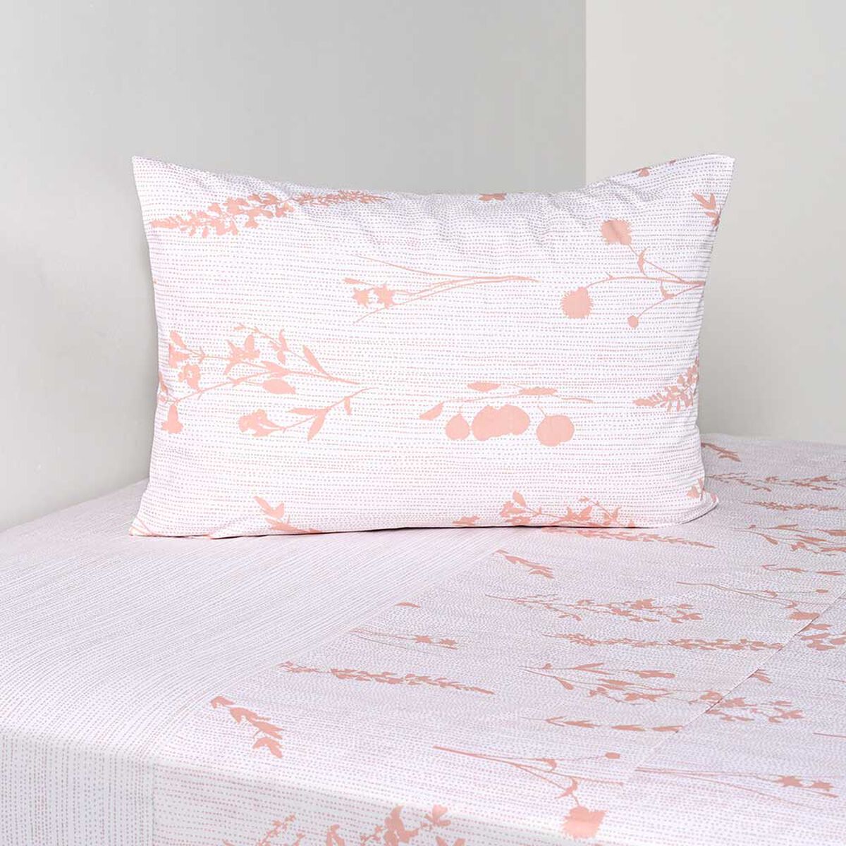 Juego de S&aacute;banas Estampado Elements & Co 200 Hilos 1,5 Plazas Cinnamon