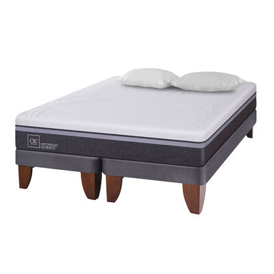 Imagen 1 del producto Cama Europea CIC Base Dividida 2 Plazas Ortopedic Advance + Almohadas