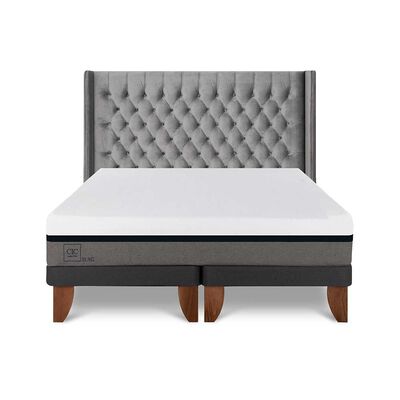 Cama Europea CIC Base Dividida King Balance + Respaldo Sesia