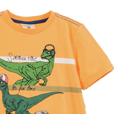 Imagen 2 del producto Polera Con Estampado Niño Chess Orange