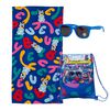 Toalla de Playa Infantil + Lente de Sol Bluey Letras 70 x 140 cm