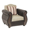 Juego de Living Innovamuebles New Bugambilia Sofá 3 Cuerpos + Dos Sillones 1 Cuerpo Beige