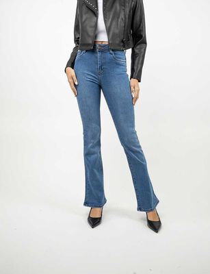 Imagen 1 del producto Jeans Flare Mujer Most Wanted Azul-Medio