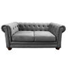 Sof&aacute; Latam Home Florencia 2 Cuerpos Gris