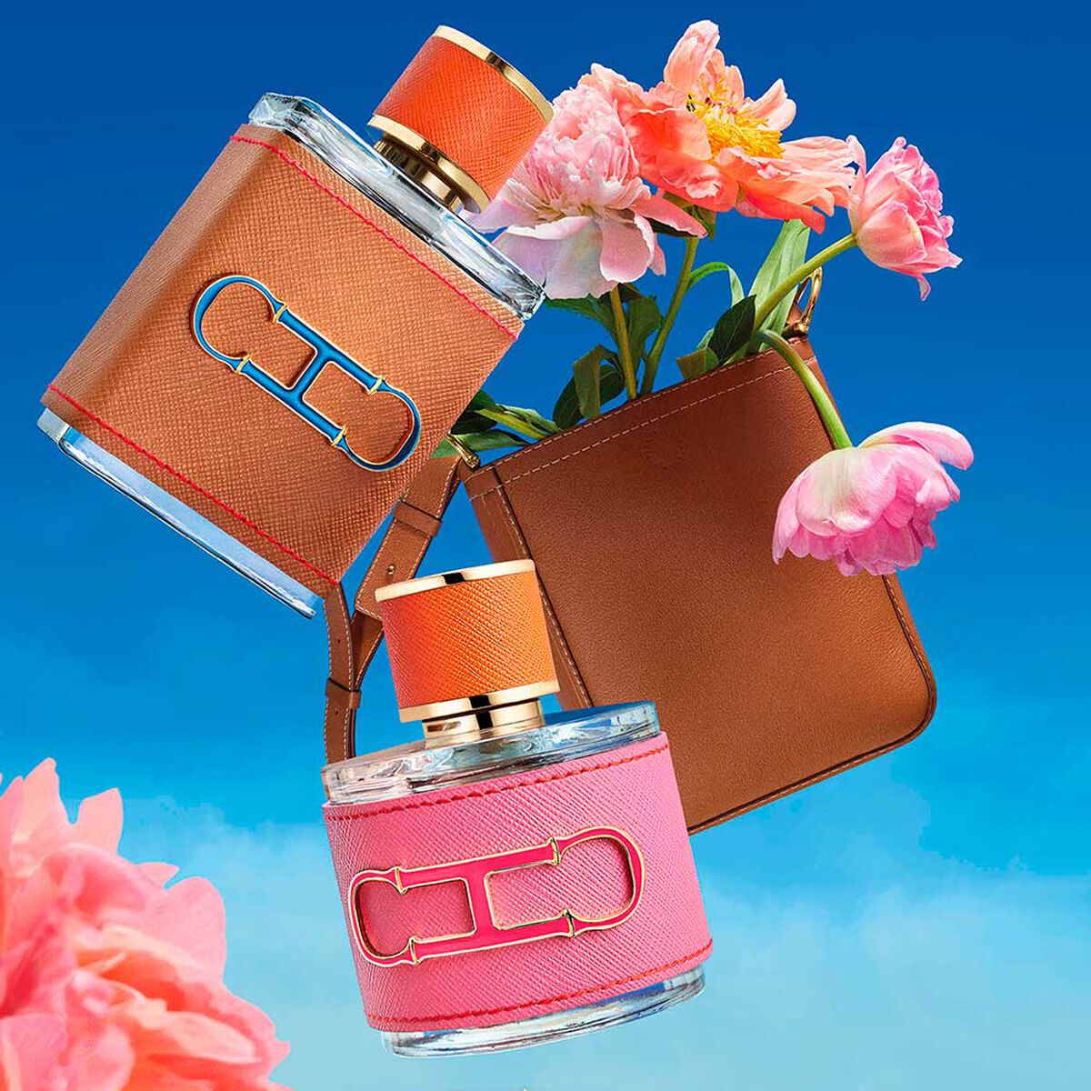 Set Perfume Carolina Herrera Mujer CH Insignia Leather EDP 100 ml + Loci&oacute;n Corporal 100 ml + EDP 10 ml