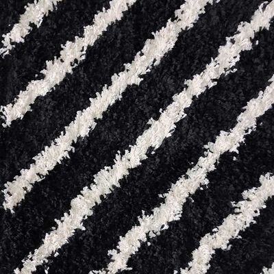 Imagen 2 del producto Alfombra Idetex Shaggy Guiza 230 x 170 Negro