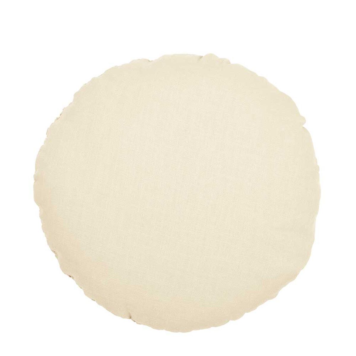Cojín Arrugas Poliéster Sohome by Fabrics Crudo 40 cm