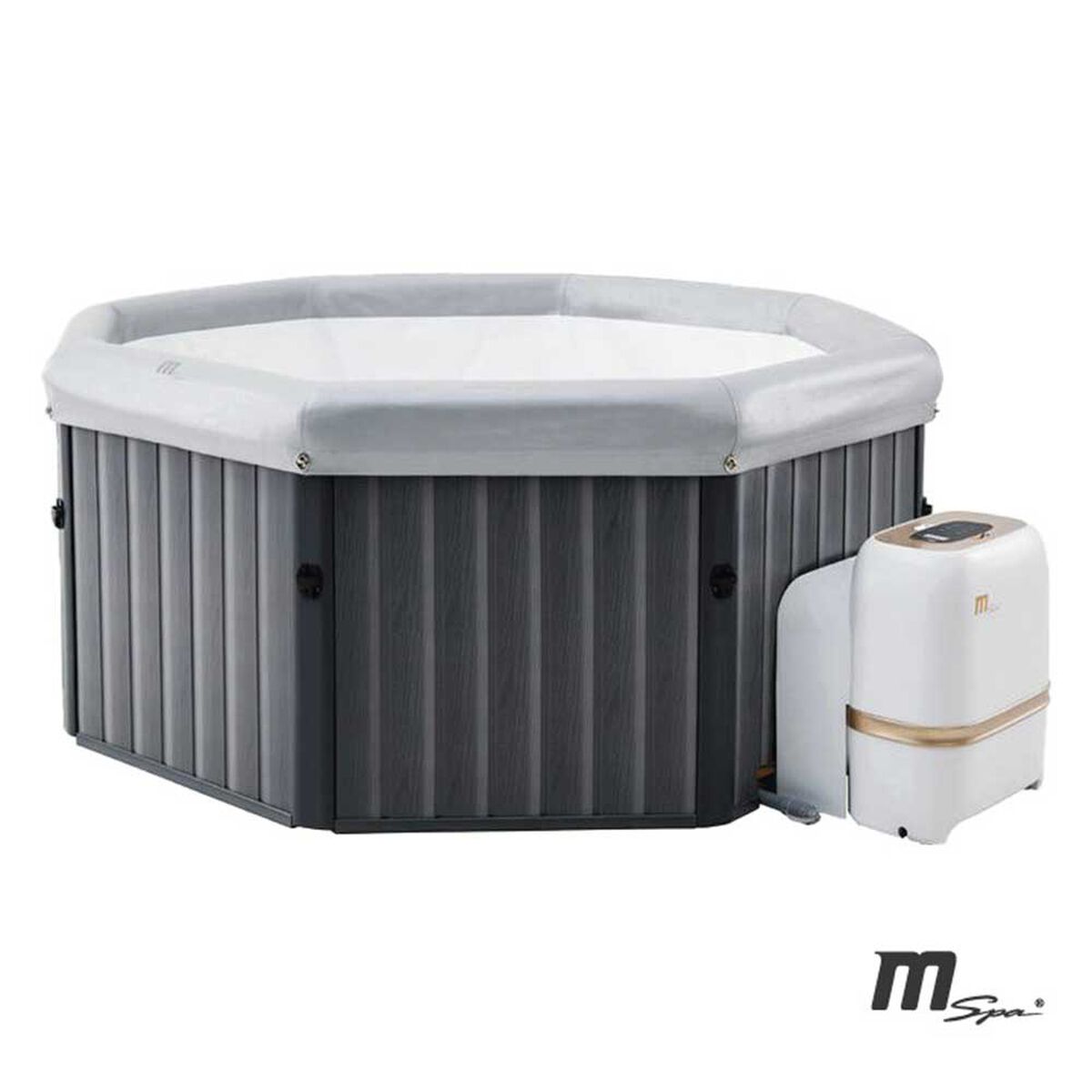 Hot Tub Armable MSPA Tuscany Frame Wifi 6 Personas Negro