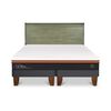 Cama Europea CIC Base Dividida 2 Plazas Beecomfort + Respaldo Miro Olivo