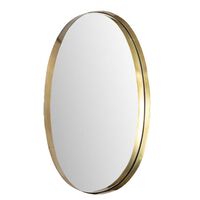 Espejo Metal Vgo para Colgar Ovalado 70 cm Dorado
