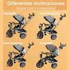 Triciclo Multifuncional 360° con Luces Lubabycas Gris