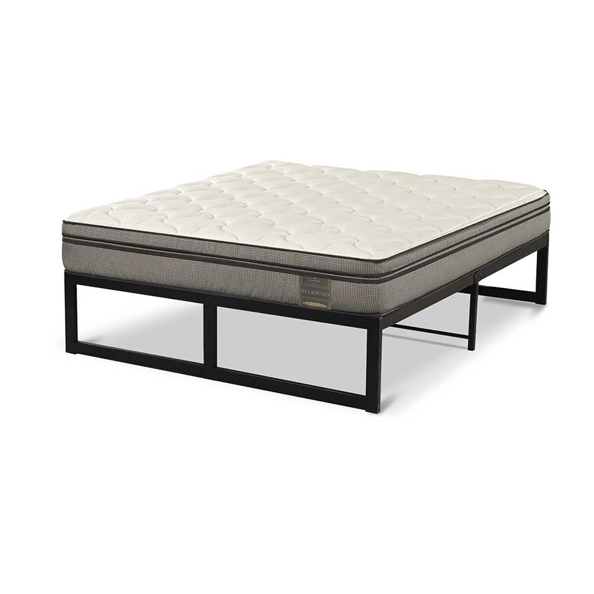 Cama Iron Smart Belsogno 2 Plazas Signature